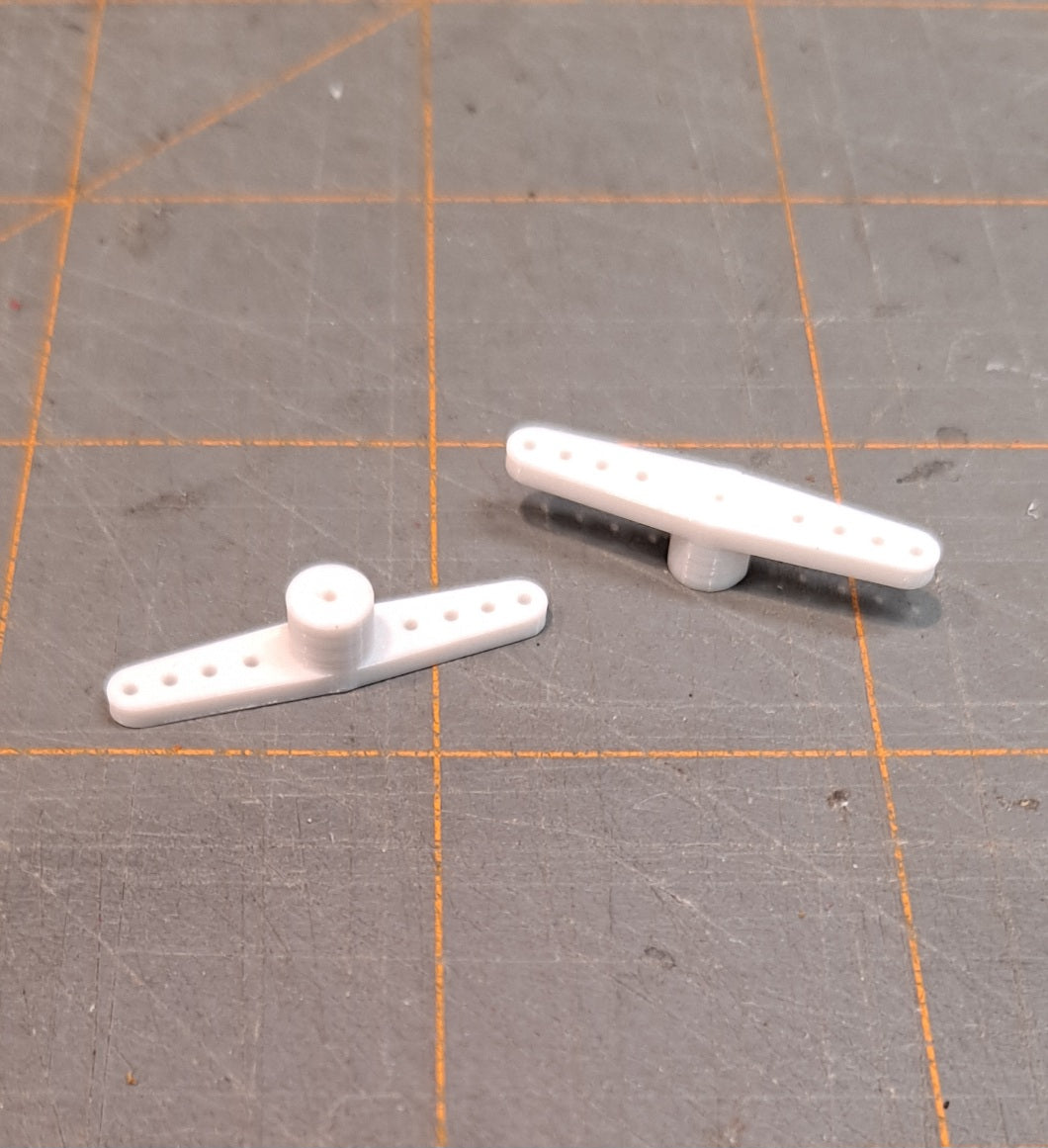 Steering arm for 1/32" wire (2pcs)
