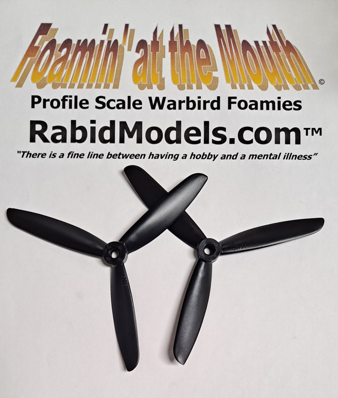 5x4.5 3-blade propellers - SET OF TWO (LH + RH)