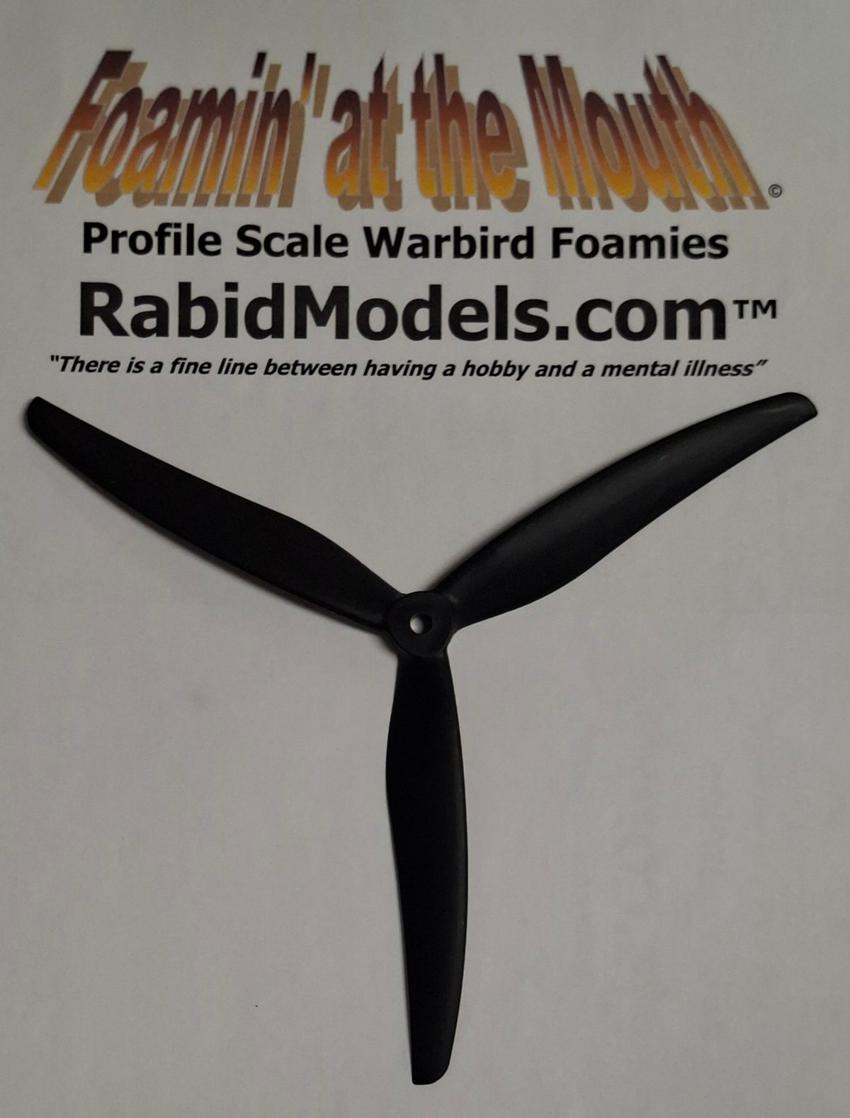 8 x 4.6 3-bladed propeller (GEMFAN)