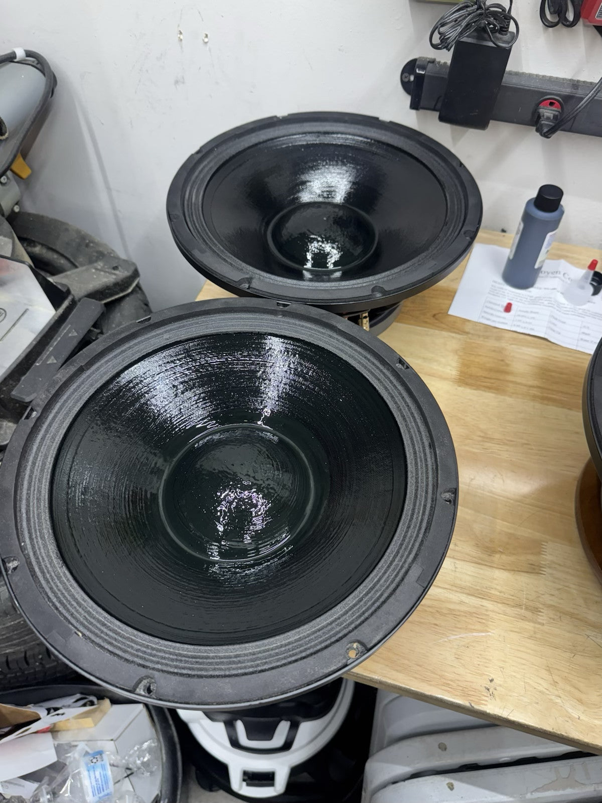 SPEAKER CONE COATING Black - Wet-look