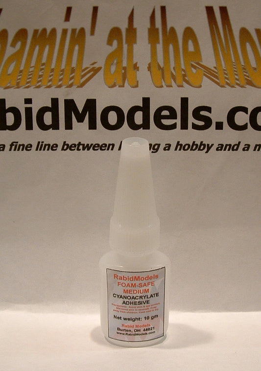 10 gm Foam-Safe (Odorless) CA Glue