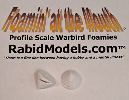 3D-printed Spinner Set (PAIR) for the 28" P-38