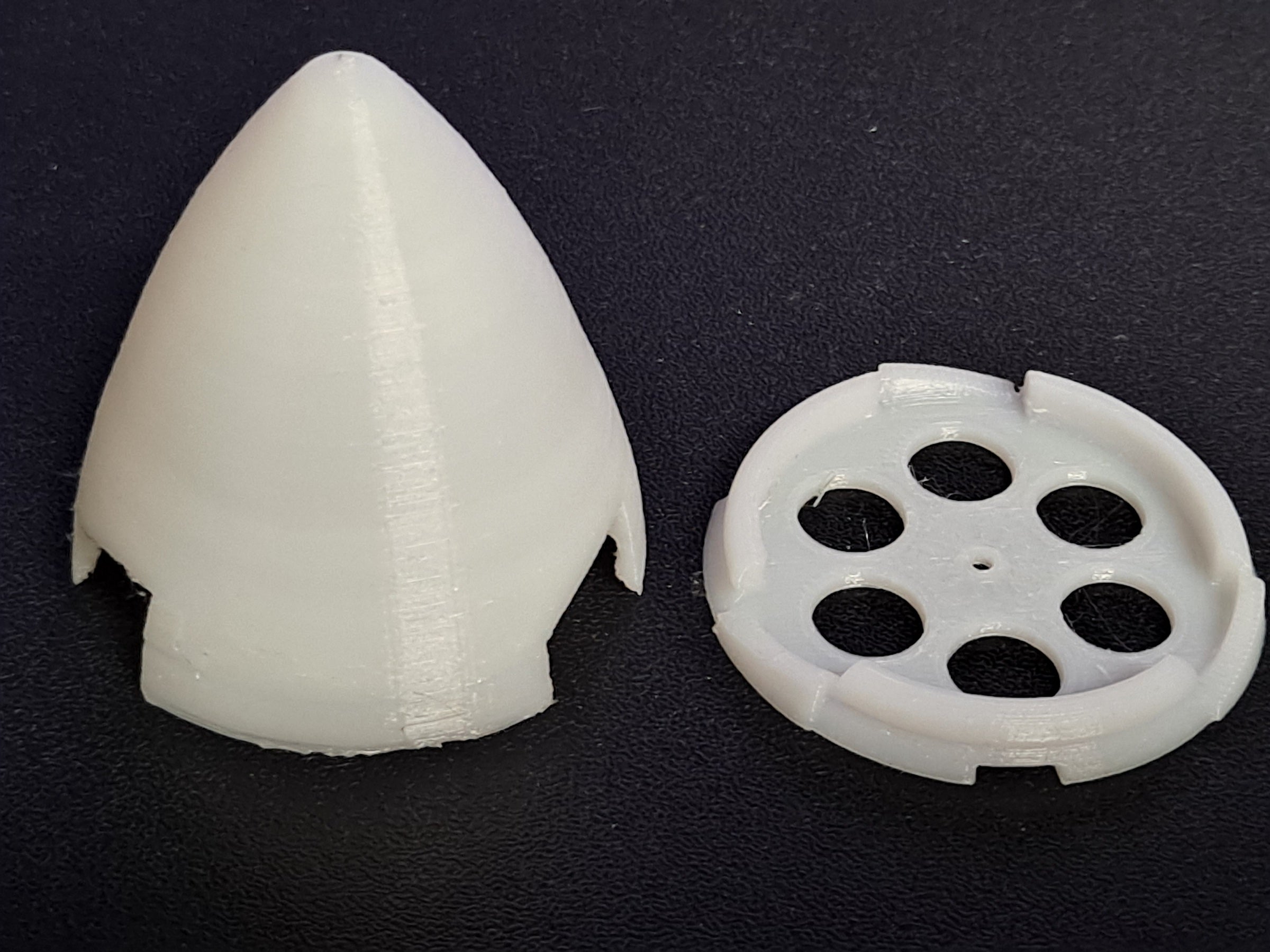 46mm 3D-printed Spinner for the Fun Scale Models P-40 Kittyhawk ...