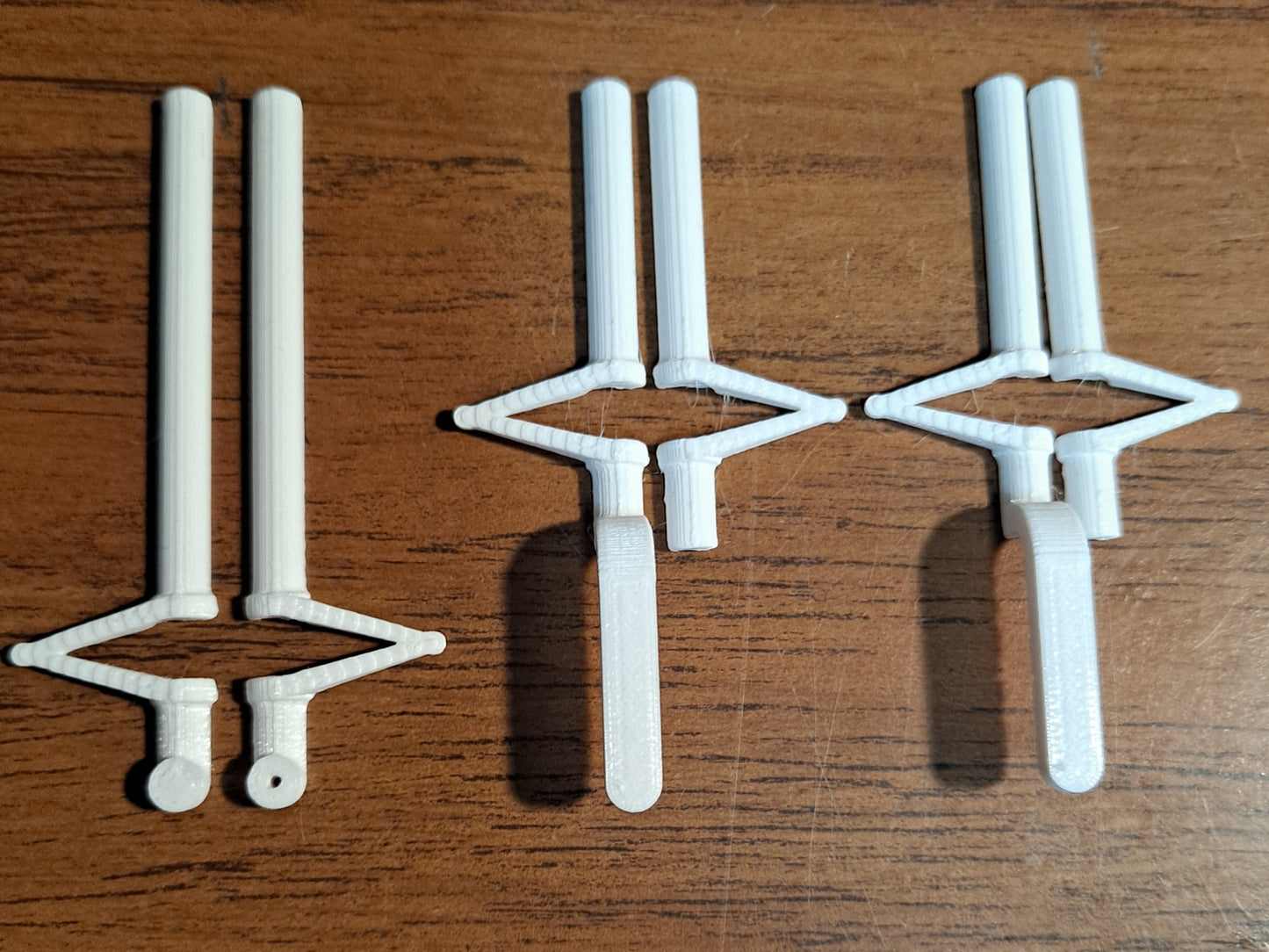 3D-printed STRUT COVERS for Fun Scale Models P-40 or P-38