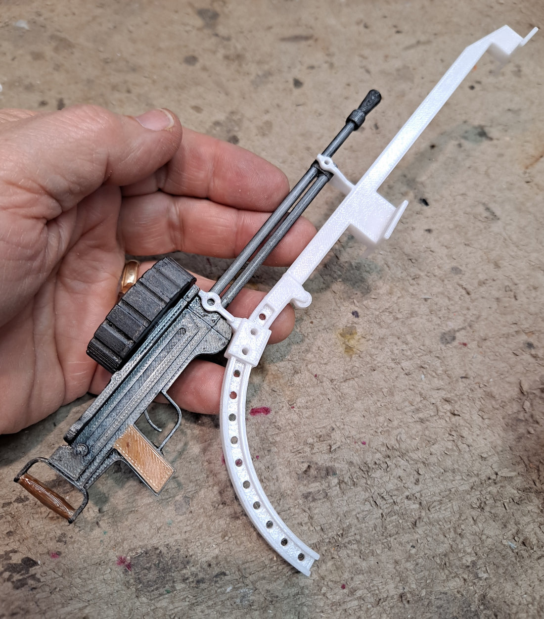 LEWIS MACHINE GUN model kit - for 50