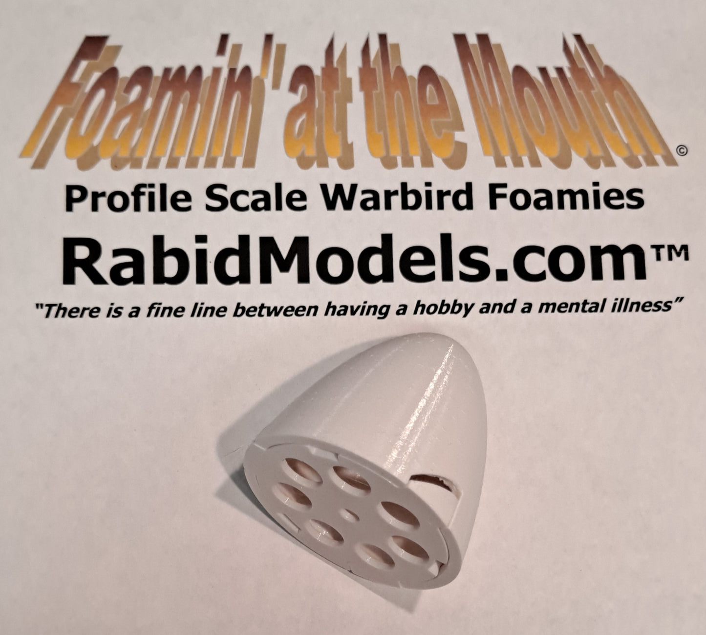 56mm 3D-printed Spinner & Parts for the Fun Scale Models HE-100