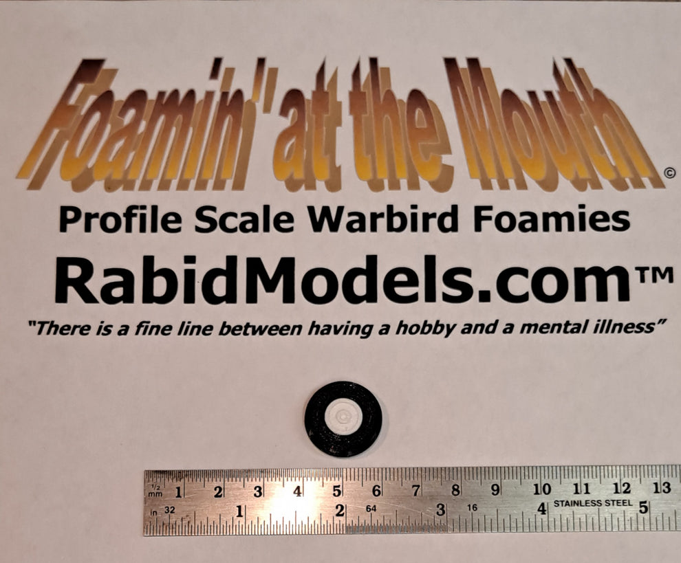 3D-printed Wheels and Parts for the Fun Scale Models F4U-1A CORSAIR ...