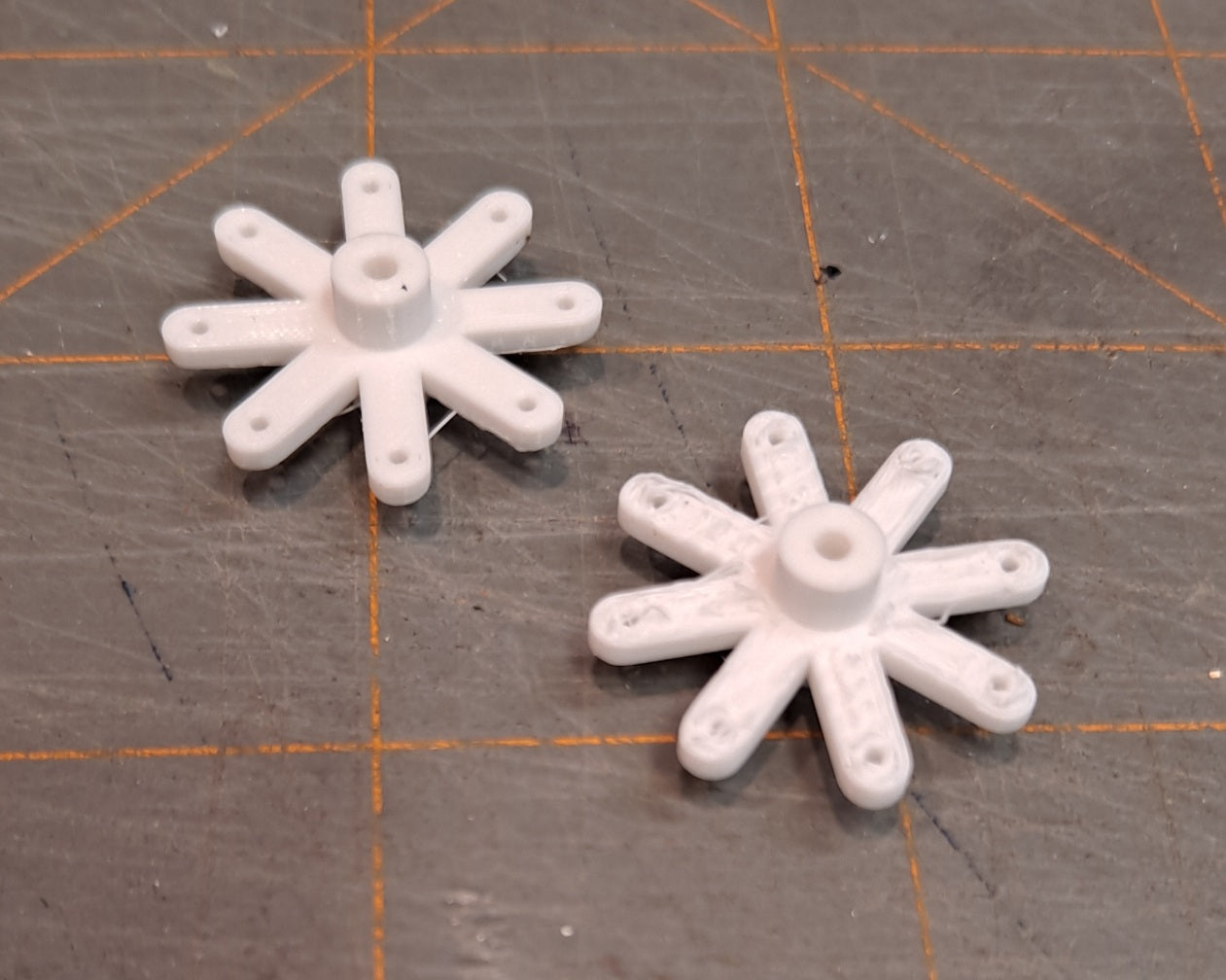 8-sided micro "bellcrank" control horn