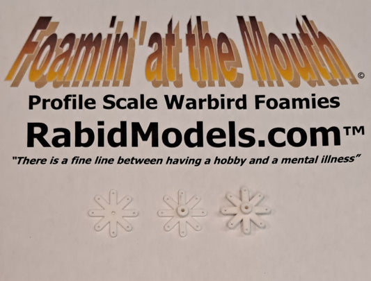 8-sided micro "bellcrank" control horn