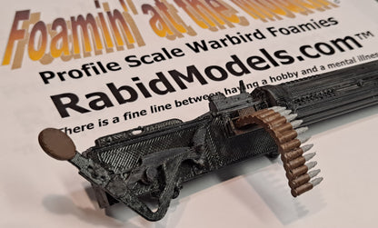 1/6 scale VICKERS MACHINE GUN model kit - for R/C WWI Biplanes