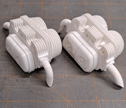 1/6 scale VW Volkswagen airplane engine model kit