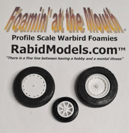 3D-printed Wheels & Parts for the Fun Scale Models B-24 LIBERATOR