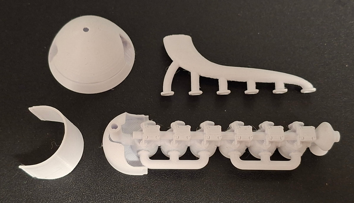 HANRIOT HD-1 and ROLAND D.VI 3D-printed detail parts