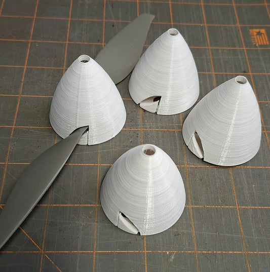 47mm (1.85") 3D Spinner SET (1 PAIR) for the Dare Lockheed Electra L-188 / P3 Orion