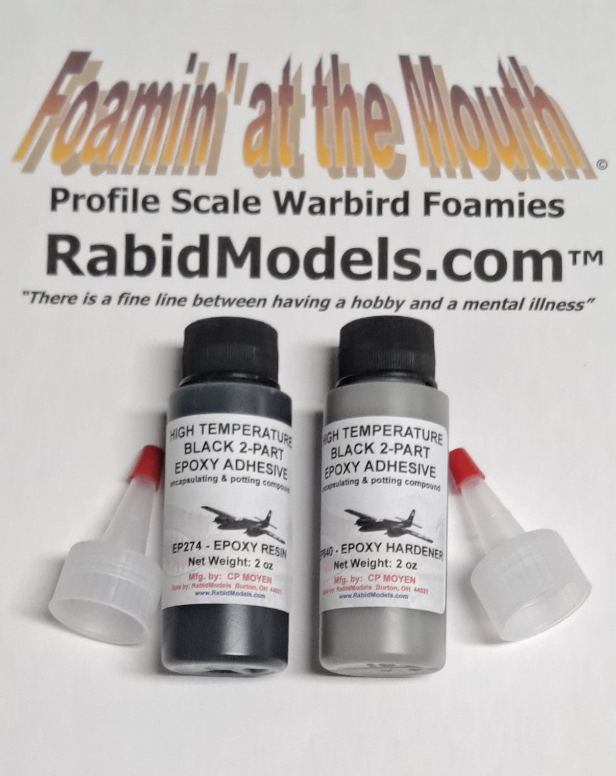 BLACK HIGH-TEMP EPOXY 2-part set