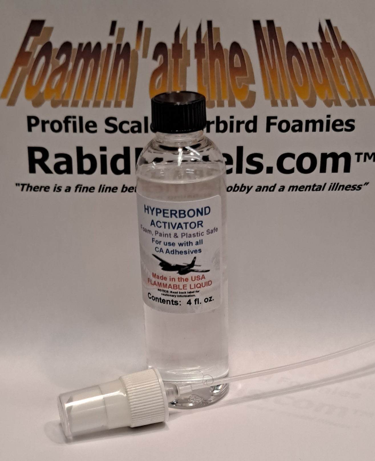 Small CA Activator / Kicker / Accelerator PUMP SPRAYER - FOAM SAFE