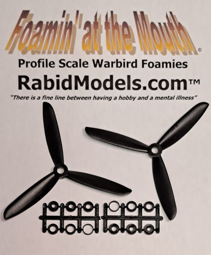 3D-printed Wheels & Parts for the Fun Scale Models B-24 LIBERATOR