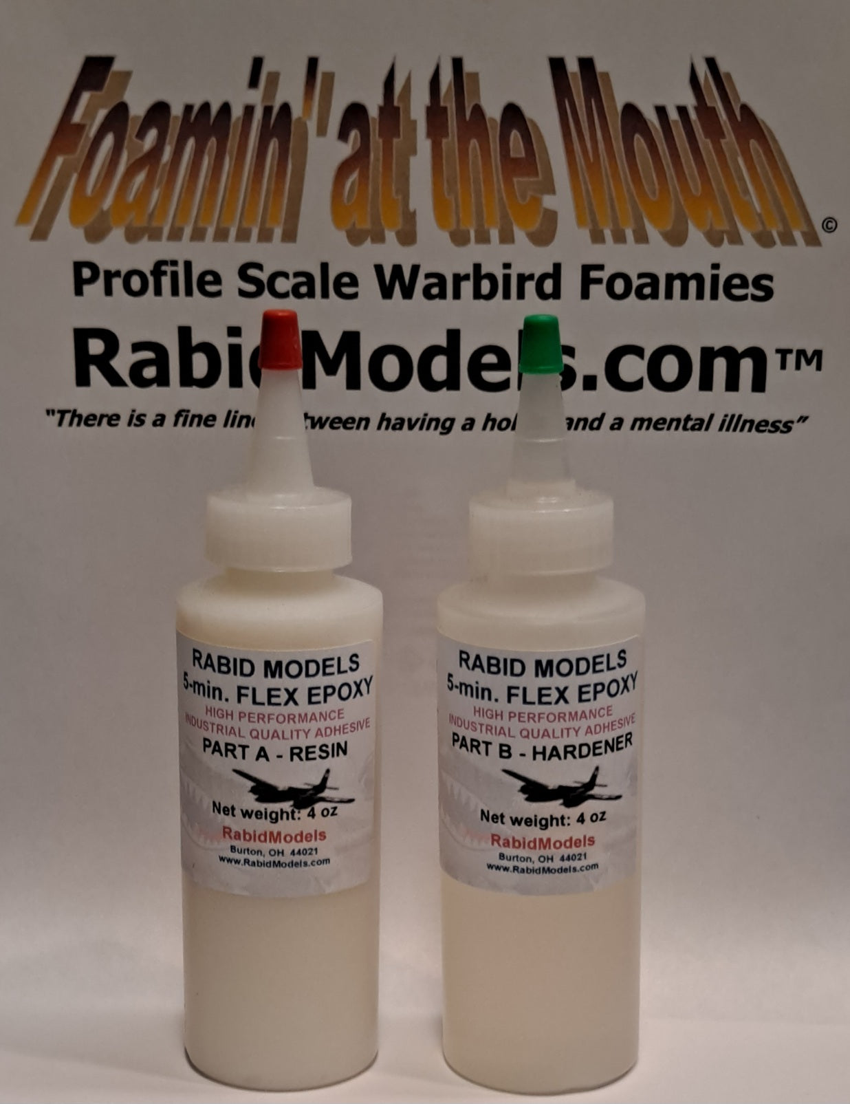 8oz FLEXIBLE Epoxy Set - 5-minute 2-part type