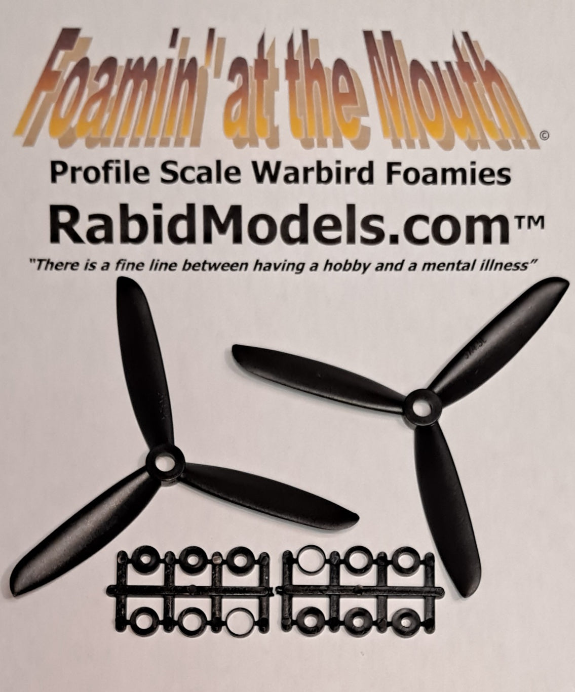 5x4.5 3-blade propellers - SET OF TWO (LH + RH)