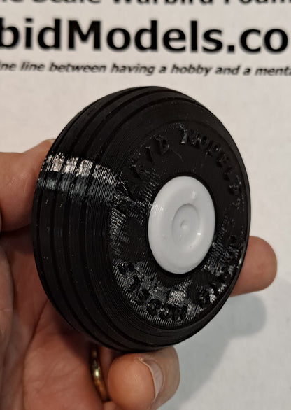 3D Printed Tires & hubs for 40" Mosquito