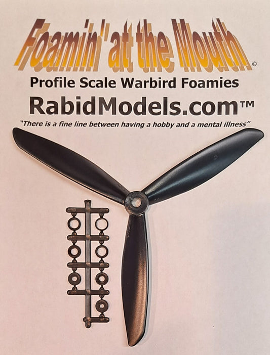 8 x 4.5 3-bladed propeller (ONE)