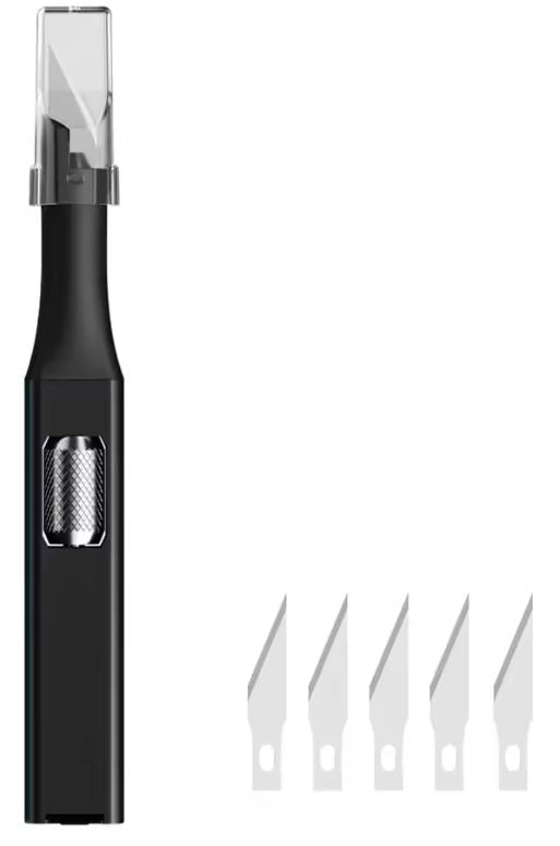 Anodized Hobby Knife Handle - extra #11 blades included