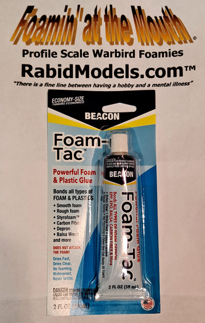 Beacon Foam-Tac glue 2oz tube