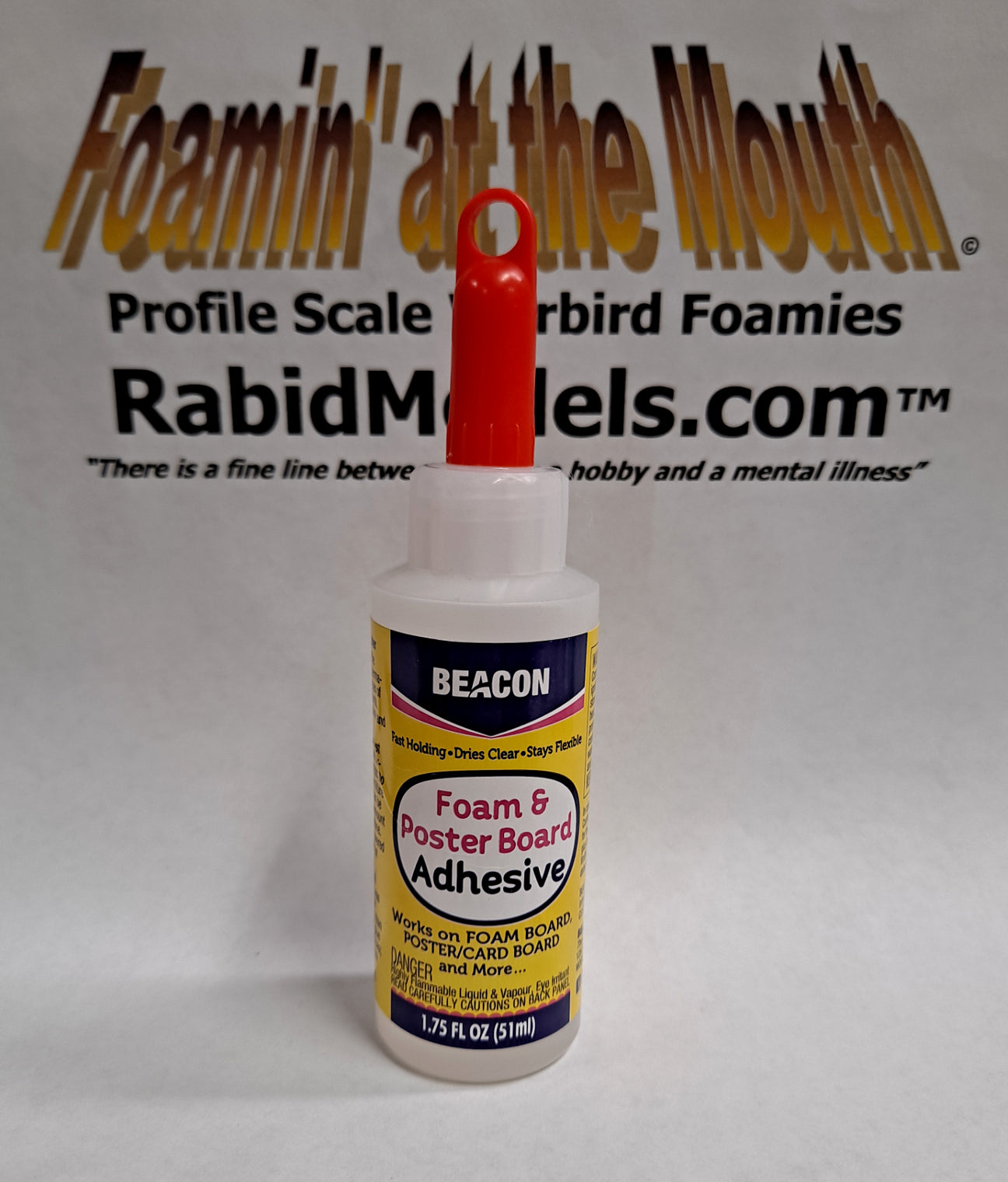 Beacon Foam & Poster-board adhesive 1.75oz bottle