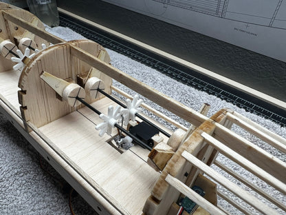 3D-printed Wheels & Parts for the Fun Scale Models B-24 LIBERATOR