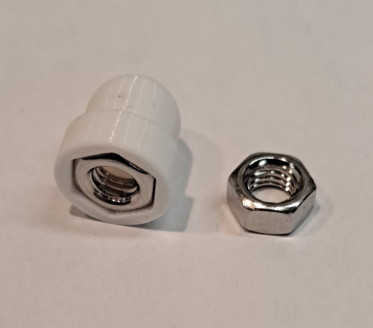 3D-printed ACORN PROPELLER HUBS for nuts