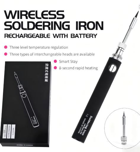 Wireless USB Rechargeable SOLDERING IRON SET