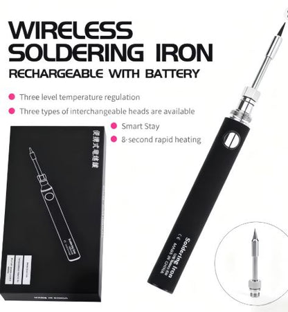 Wireless USB Rechargeable SOLDERING IRON SET