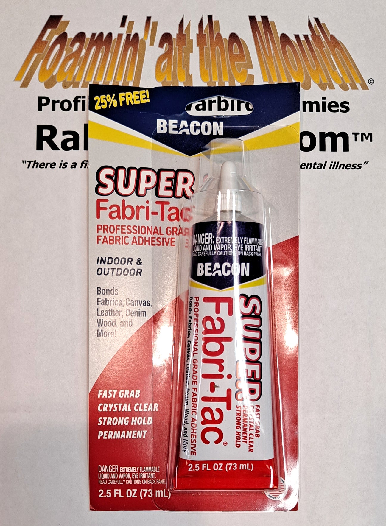 2.5oz Tube Fabri-Tac Adhesive