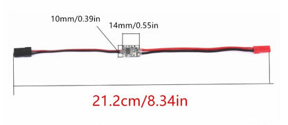 RC electronic switch for accessories